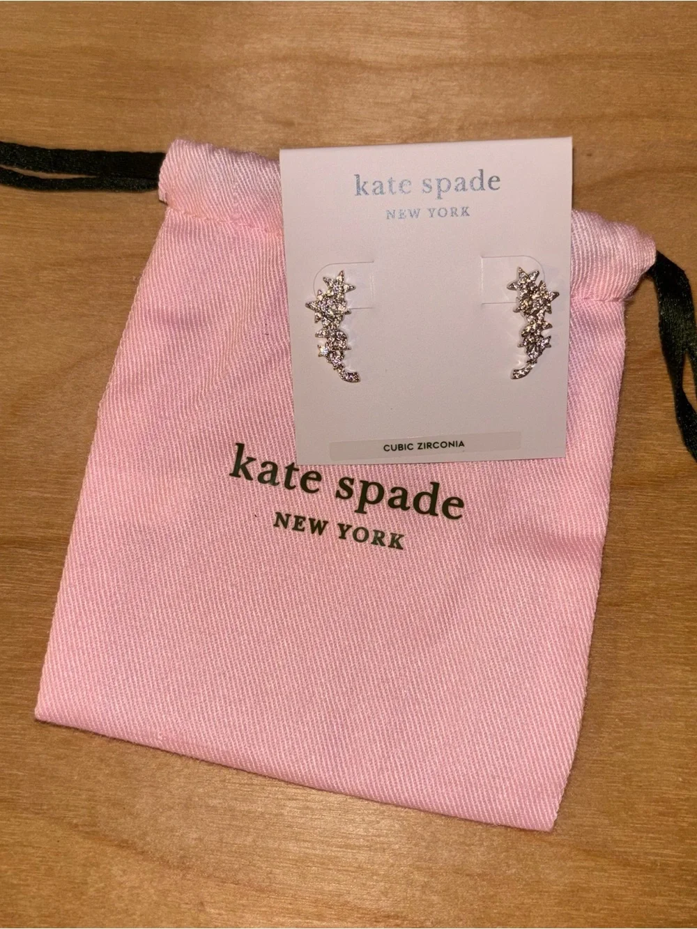 kate spade New York Silver Cubic Zirconia Star Cluster Earrings